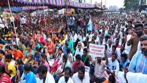 అమరావతి రైతుల మహాపాదయాత్రకు మహారాష్ట్ర రైతుల సంఘీభావం, 41వరోజు అడుగడుగునా జననీరాజనం