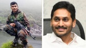 లాన్స్ నాయక్ సాయితేజ కుటుంబానికి ఏపీ సర్కారు రూ. 50 లక్షల ఎక్స్‌గ్రేషియా