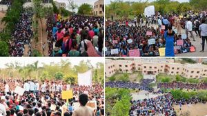 బాసర ట్రిపుల్ ఐటీ డైరెక్టర్‌గా సతీష్ నియామకం: కేసీఆర్ రావాలి, ఆగని విద్యార్థుల నిరసన