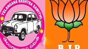 కొట్లాటలోనూ తగ్గేదేలే; పోటాపోటీ ఆందోళనలతో బీజేపీ వర్సెస్ టీఆర్ఎస్ ఘర్షణ, మంచిర్యాలలో ఉద్రిక్తత   