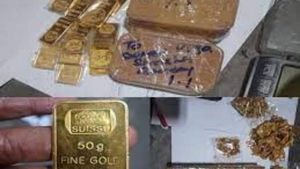 Gold: శంషాబాద్ ఎయిర్ పోర్టులో భారీగా పట్టుబడిన బంగారం.. 
