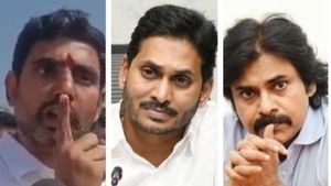'రోడ్డు' రాజకీయం: పవన్ కల్యాణ్, లోకేష్ కు ''జగన్ బ్రేకర్స్''!?