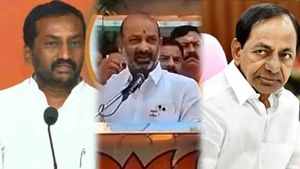జాతీయ జెండాకు, రాజ్యాంగానికి అవమానం: కేసీఆర్‌పై బండి సంజయ్, రఘునందన్ ఫైర్