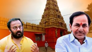 యాదాద్రి తరహాలో..! కొండగట్టులో ఆనంద్‌సాయి మకాం, రేపు కేసీఆర్