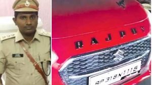 'గంజాయి' కారులో ఎంజాయ్ చేసిన డీఎస్పీ సునీల్ కుమార్