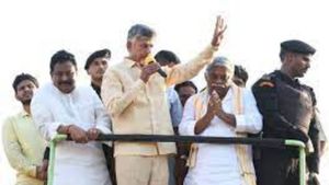 చంద్రబాబు పర్యటనలో అపశృతి.. త్రుటిలో తప్పిన ప్రమాదం
