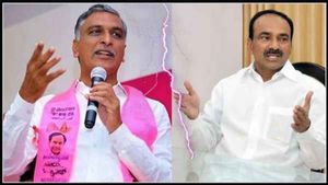 బీజేపీ, కేంద్రంపై నిప్పులు చెరిగిన హరీశ్ రావు: ఏం తాపించారోనంటూ ఈటల రాజేందర్‌పై సెటర్లు