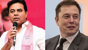 ట్విట్టర్ సీఈవో కుర్చీలో కుక్క: నా బ్యాడ్జ్ ఆలస్యమేనంటూ ఎలాన్ మస్క్ ట్వీట్‌పై కేటీఆర్