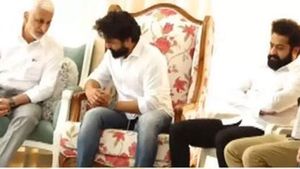 విషాదంలో జూ ఎన్టీఆర్ - విజయ సాయిరెడ్డి పరామర్శ..!!