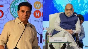 తెలుగుతోపాటు ప్రాంతీయ భాషల్లోనూ ఆ పరీక్ష నిర్వహించండి: అమిత్ షాకు కేటీఆర్ రిక్వెస్ట్