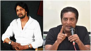 మా హీరో అలాంటి వాడు కాదు, ఫ్రీ సర్టిఫికెట్ ఇచ్చిన ప్రకాష్ రాజ్, సుదీప్ మాత్రం ? ! 