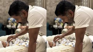 రేవంత్ రెడ్డి మనవడి ఫస్ట్ ఫొటో