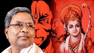 సిద్దరామయ్య ఇంటి ముందు శ్రీరాముడు, హనుమంతుడు బ్యానర్లు, ఫ్లెక్సీలు ఔట్ ! 