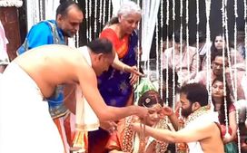 నిరాడంబరంగా నిర్మలా సీతారామన్ కూతురి పెళ్లి