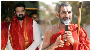 మొదటి స్థానంలో ప్రభాస్.!. రెండో స్థానంలో చినజీయరు!!