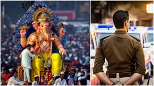 ఊరిలో దేవుడి ఊరేగింపులో హంగామా, కళ్లు బైర్లుకమ్మి పోలీసు ముఖం పచ్చడి, వీడియో వైరల్ తో !