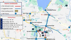 రేపు హైదరాబాద్ నగరంలో ట్రాఫిక్ ఆంక్షలు: ఈ మార్గాల్లో వెళ్లొద్దు