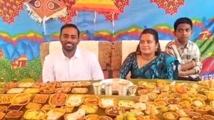 కొత్త అల్లుడికి 300 రకాలతో విందు భోజనం