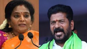 Revanth Reddy: గవర్నర్ తమిళి సైని కలిసి శుభాకాంక్షలు తెలిపిన సీఎం రేవంత్ రెడ్డి.. 