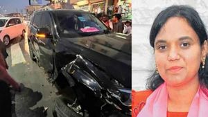 రోడ్డు ప్రమాదంలో బీఆర్ఎస్ ఎమ్మెల్యే లాస్య నందితకు గాయాలు
