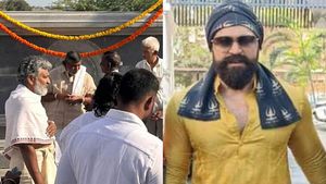 ఒకే చోట రాజమౌళి, కేజీఎఫ్ హీరో యష్, హిందూ సాంప్రధాయం, ఆ నిర్మాతతో ప్లాన్ చేస్తున్నారా!