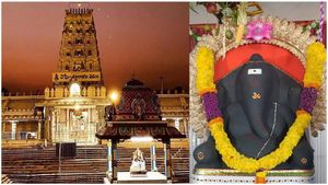 కాణిపాకం వరసిద్ధి వినాయకుడికి 5కోట్ల విలువైన, 6కిలోల బంగారం బహుమానం ఇచ్చిన ఎన్నారైలు!!
