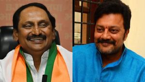 కనిపించే మూడు సింహాలు మోదీ, అమిత్ షా, నడ్డా, కనిపించని నాలుగో సింహం మా రెడ్డి గారు!