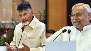 చంద్రబాబు ప్రమాణ స్వీకారానికి నితీశ్ గైర్హాజరు - అసలు కారణం..!!