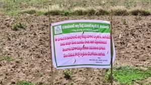 పంట పొలంలో ఫ్లెక్సీ: బ్యాంకు అధికారులకు మంత్రి తుమ్మల వార్నింగ్