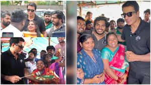 కుమారి ఆంటీ ఫుడ్ స్టాల్‌లో సోనూ సూద్ (వీడియో)