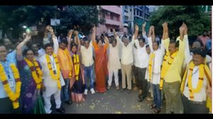 జీవీఎంసీ ఎన్నికల్లో ఎన్డీఏ కూటమి అభ్యర్థులదే విజయం