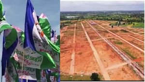 వైసీసీ లీడర్స్ స్థలం మొత్తం కబ్జా చేశారు. కలెక్టర్ కు ఫిర్యాదు చేసిన లేడీ 