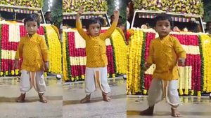 రేవంత్ మనవడి తీన్‌మార్ డాన్స్ చూస్తారా?