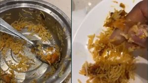 Hyderabad:  పుట్ట గొడుగుల బిర్యానీలో చికెన్ ముక్కలు..!
