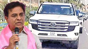 ల్యాండ్ క్రూయిజర్ కార్లు స్మగ్లింగ్ చేసిన కేటీఆర్?