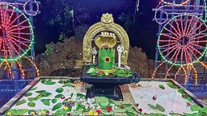 రెండు పాములు ఒకేసారి శివలింగాన్ని.. నాగుల చవితి నాడు అరుదైన దృశ్యం !