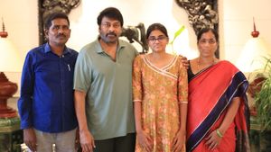 TGEAPCET స్టేట్ ఫస్ట్ ర్యాంకర్ కల నిజం చేసిన మెగాస్టార్.. వీడియో వైరల్ !!