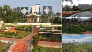తిరుమలలో పచ్చదనం పరవళ్లు