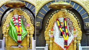 షిరిడీ సాయినాథుడికి నెల్లూరు వాసి ఖరీదైన కానుక- గురుదక్షిణ: దశావతారాలతో కూడిన 