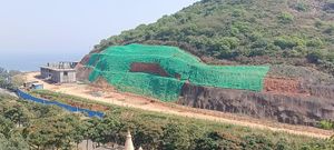 ఆంధ్రప్రదేశ్: విశాఖలో రుషికొండను గ్రీన్ మ్యాట్‌తో కప్పేయడం వెనుక మతలబు ఏంటి? 
