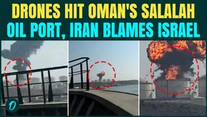 Oman Oil Hub In FLAMES After Drone Strike Rocks Salalah Port | Iran Blames Israel For False Attack