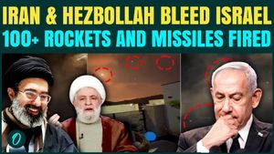 Iran &amp; Hezbollah Rain 100 Plus Missiles And Rockets On Israel | Iron Dome Fails In Tel Aviv, Haifa Skies