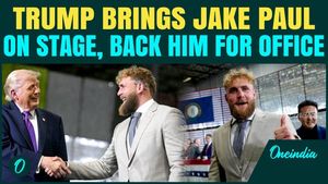 Trump STUNS Kentucky Rally, Brings Jake Paul On Stage | Predicts YouTuber-Boxer Will RUN For Office