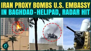 Iran Proxy BOMBS U.S Embassy in Baghdad | C-RAM System, Helipad OBLITERATED In Chilling Drone Attack