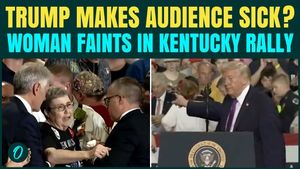 Trump Rally Chaos VIDEO: Woman Collapses in Crowd | Dr. Mehmet Oz Performs Emergency Check