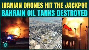 Iranian Drone SMASHES Bahrain’s Massive Oil Storage Tanks | Millions Worth of Oil Goes Up in Flames
