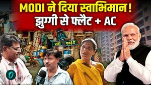 Modi gave self-respect! Street vendors got AC flats-transforming the lives of slum dwellers!