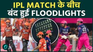 IPL 2026 Embarrassment: Floodlight Failure Halts SRH vs RR Clash Mid-Game