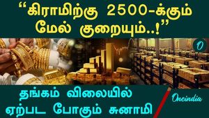 Gold Prices to Drop Below 2,500 per Gram The 'Tsunami' Set to Hit Gold Prices