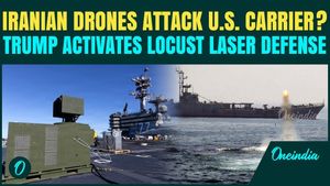 Iran Launches Drone ATTACK On USS George H.W. Bush? U.S. DEPLOYS Locust Laser SHIELD| Trump In PANIC